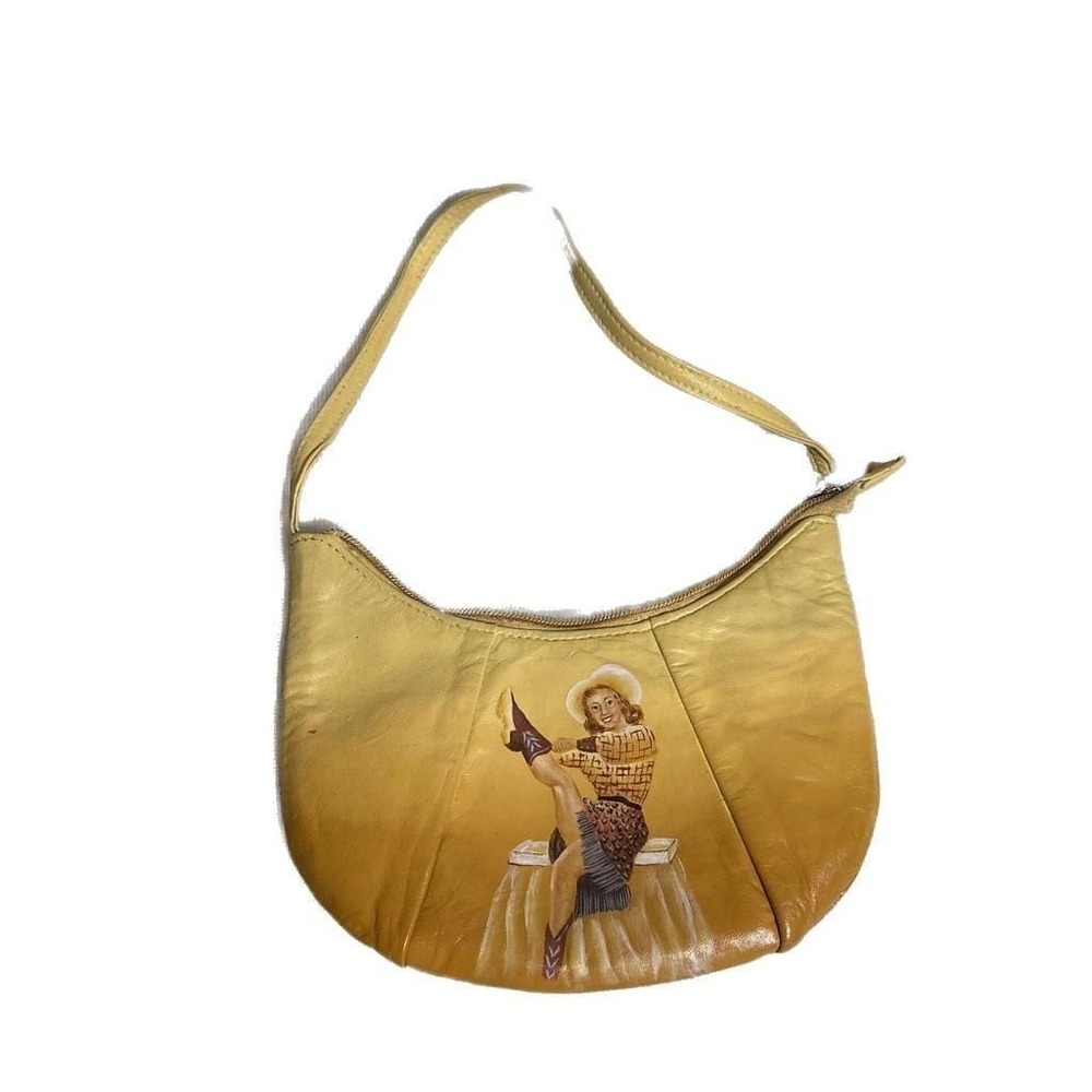 Icon Degas Ballet Dancers Leather Hobo Shoulder Bag